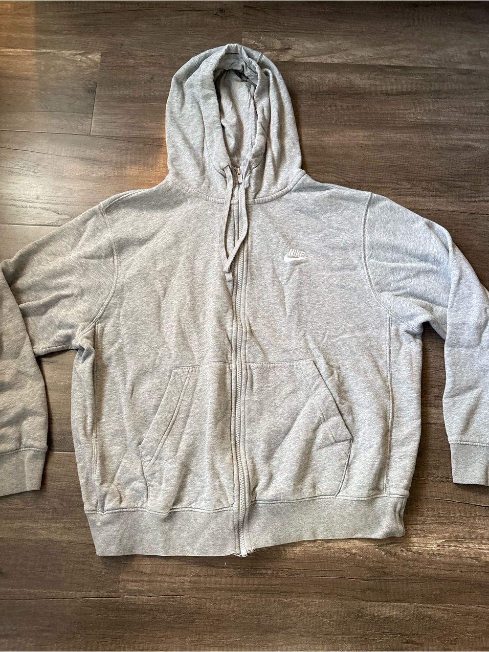 Nike Sportswear Full Zip Hoodie Grey